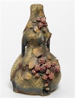 Art Nouveau Edda Austrian Pottery, Amphora Vase