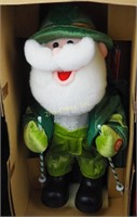 Dept 56 Leprechaun Santa Skier Rockin Roller