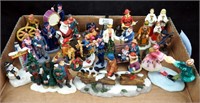 19 Christmas Village Character Collectible Figure