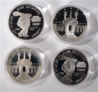 2 - 1984 OLYMPIC 2pc SILVER PROOF SETS