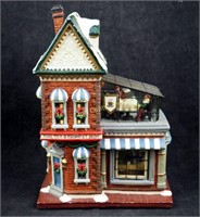 2001 Santa Workbench Tea & Crumpet House 10"