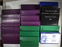 20 YEARS OF PROOF SETS: 1980-1999