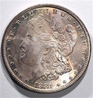 1881-S MORGAN DOLLAR CH BU, FLASHY!!