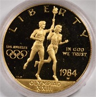 1984 OLYMPIC $10 GOLD PROOF