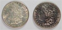 1880-O & 1891 MORGAN DOLLARS AU/BU