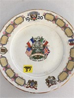 1920 The Great World War Calender Plate