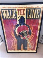 Framed Walk the Line Movie Poster