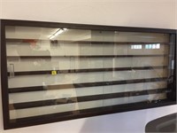 Large Sliding Glass Display Case (4' long)