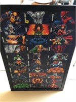 Framed Marvel Superhero Wall Art