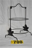 Longaberger wrought iron double pie stand
