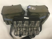 Lot of 3 Soft Tackle Boxes
