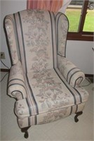 Hill Craft Furniture Co. Floral upholstered side