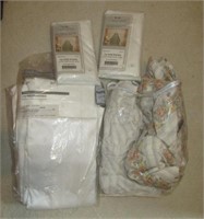 (4) New in package window shades and draperies.