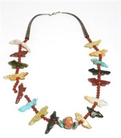 American Indian Spirit Animals Heishi Necklace