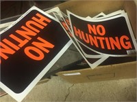 300+ "No Hunting" Signs