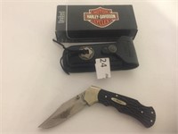 Harley Davidson Collector Knife - 8.5" Long Open