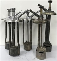 (5) Vintage Syrup Dispenser Pumps