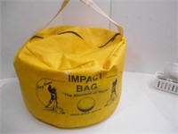 Impact bag for golfing