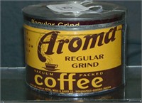 Aroma One Pound Coffee Tin