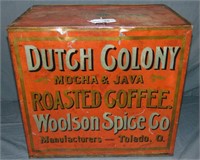 Dutch Colony Coffee Country Store Display Bin.