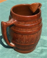 Small stoneware pitcher, very good.