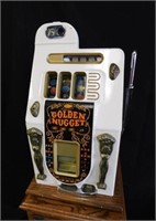 MILLS GOLDEN NUGGET QUARTER SLOT MACHINE