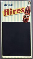 Hires Root Beer Tin Advertising Menu Sign