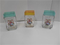 Owl Glass Canisters