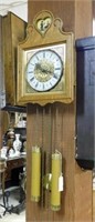 Dutch Oak Cased Wall Clock.
