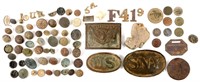 CIVIL WAR BUCKLES, PLATES, BUTTONS, INSIGNIA