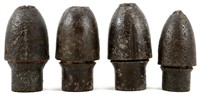 CIVIL WAR US ARTILLERY SHELL LOT OF 4