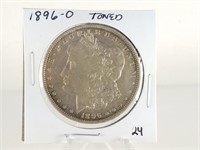 1896-O MORGAN SILVER DOLLAR COIN