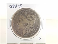 1883-S MORGAN SILVER DOLLAR COIN