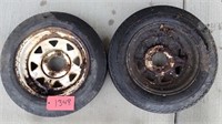 (2) 12" Trailer Tires