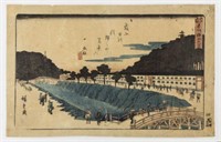 UTAGAWA HIROSHIGE (1797-1858) 'AKABANE BRIDGE'
