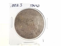 1882-S MORGAN SILVER DOLLAR COIN