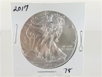 2017 AMERICAN EAGLE SILVER BULLION DOLLAR