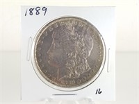 1889 MORGAN SILVER DOLLAR COIN