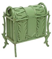 PAINTED FOLIATE STORAGE CHEST
