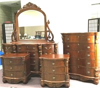 5 pc Pulaski Furniture Edwardian Style Bedroom Set