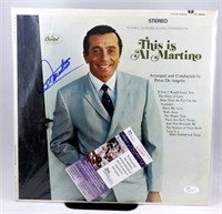 This is Al Martino Vinyl Record Autographed