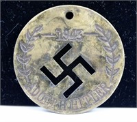 1943 Nazi Medallion for Adolph Hitler