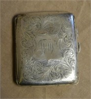 Sterling Silver Cigarette Case.
