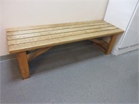 Solid Wood Sturdy Bench