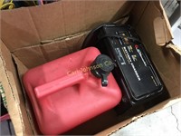 BATTERY CHARGER & GAS CAN