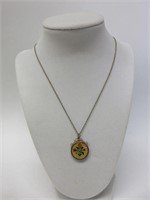 1955 Six Pence Pendant Necklace
