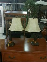 Pair of vanity lamps