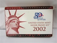 2002 U.S. MINT SILVER PROOF SET