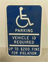 Handicap sign