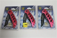 3 SMITH & WESSON FOLDING POCKET KNIVES NEW IN